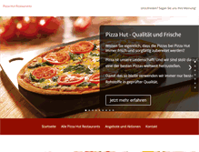 Tablet Screenshot of pizzahut-restaurants.com